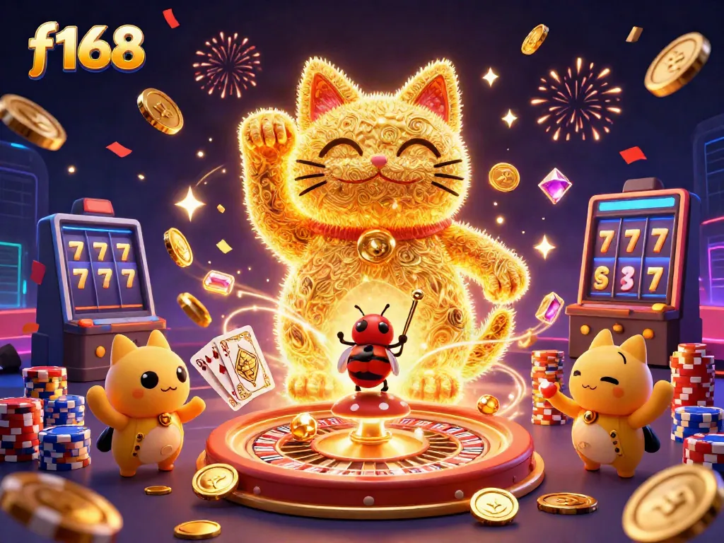 Engage with f168 casino joy, watch lucky cat symbols and golden coins in vivid spectacle.